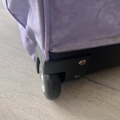RaRe Kipling Large Rolling Wheeled Duffle Bag luggage in lilac purple - Bild 9 von 13