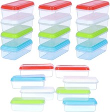 8oz Food Storage Containers with Airtight Lids 16 Pack - Reusable 1 Cup