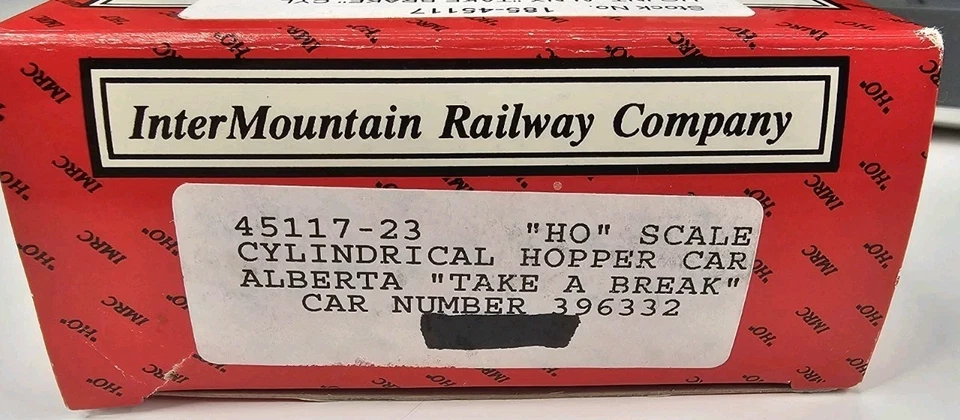 45117-23 Intermountain Alberta "Take A Break" 4-Bay Cylindrical Covered Hopper - Image 2 of 4