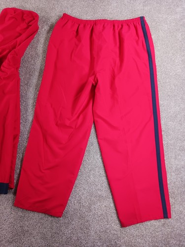 Liz & Me Sport Womens Outfit Jacket 2X Pants 1X Red Full Zip Polyester - Picture 12 of 14