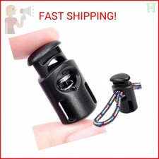 10 PCS Plastic Spring Cord Locks for Drawstring, Paracord Toggle Stopper Clasp E