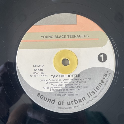 Young Black Teenagers - Tap The Bottle - 12" VINYL SINGLE Promo Hip Hop 1992 - Bild 8 von 8