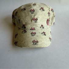 H M x Disney toddler girl Minnie Mouse Cap 9-12M - excellent condition-pink/gray