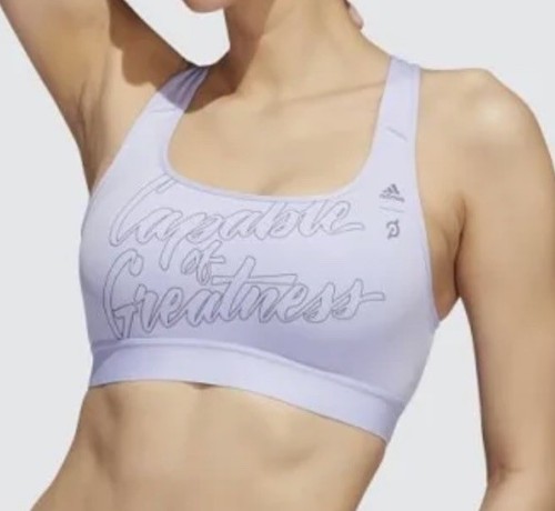 Soutien gorge sport Adidas femme extra large XL violet capable de grandeur entraînement yoga - Photo 3/5