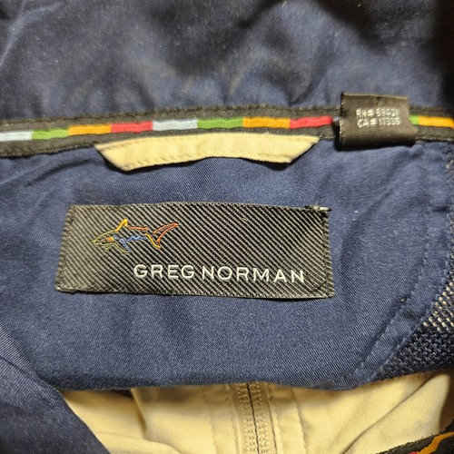 Vintage Greg Norman Sleeveless Windbreaker Vest M Lined Golf Wear Prep Outdoor - Picture 3 of 7