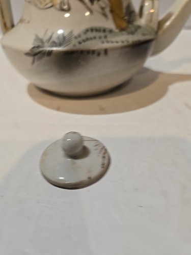 Tetera ceremonial japonesa vintage - grúa pintada a mano en vuelo - Imagen 7 de 13