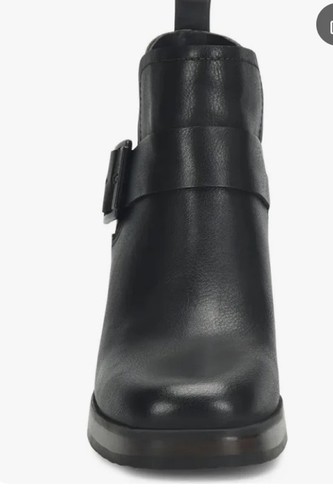 Korks By Kork-Ease Kari Block Heel Booties Ankle Boots New Size 9 In Black - Picture 3 of 14
