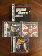 Grand Theft Auto Collectors' Edition (PlayStation 1 PS1 2002) Complete + Posters