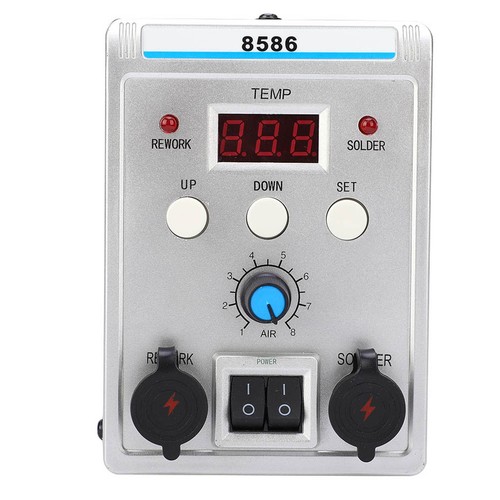 Rework Soldering Station Hot Air Digital-Display Adjustable Temperature 8586 - Picture 14 of 24