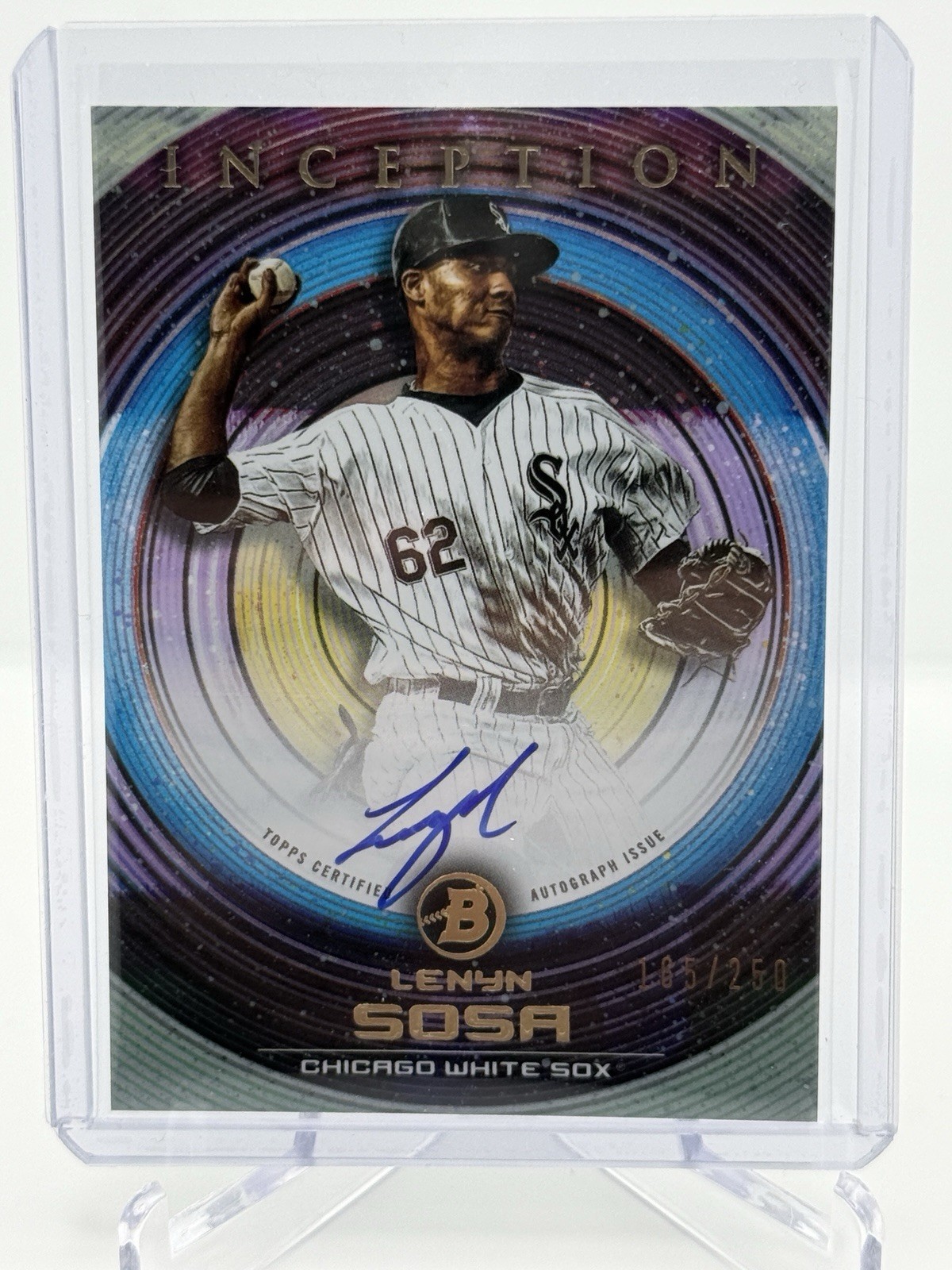 Lenyn Sosa 2022 Bowman Inception PA-LS Prospect Autographs Auto /250 White Sox