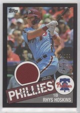 2020 Topps 1985 Topps Baseball Relics Black 122/199 Rhys Hoskins #85R-RHO qf8