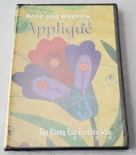 Hand and Machine Applique The Karen Kay Buckley Way DVD *NEW SEALED