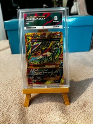 M Rayquaza EX 98/98 ACE Graded 8