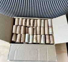 Natural Used Assorted Wine Corks Lot of 45 - Variety of Wineries