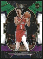 2022-23 Select Prizms Green White Purple #67 Dyson Daniels