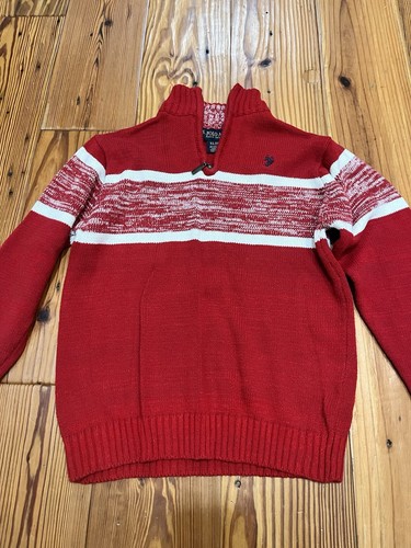 Maglione U.S. Polo Assn Rosso Natale Vacanze Autunno/Inverno, Ragazzi XL (18) - Foto 2 di 7