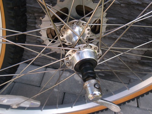 MTB wheels 26 in Araya VP-20 Shimano Exage FH-HG50 HB-RM50 Wheeler MUD Master - Picture 12 of 14
