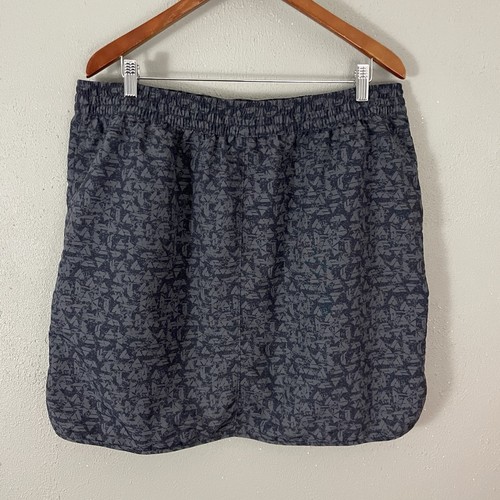 Falda corta Duluth Trading Co $59 Pull On Go-Go talla XL gris con cordón cintura - Imagen 5 de 10