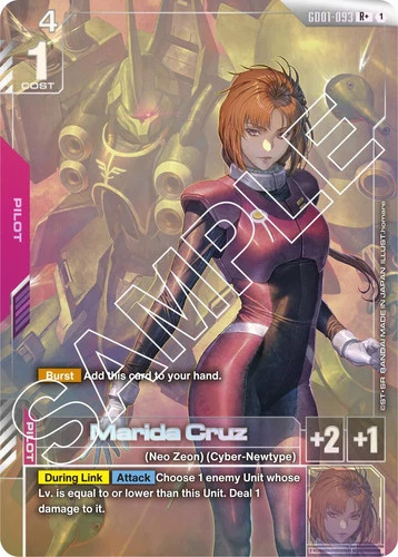 Holofoil - Marida Cruz (R+) - GD01 / NM / English Gundam CG