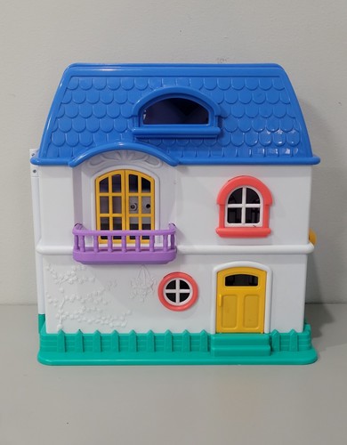 Happy Homes Take Along Dollhouse + Figures, Furniture, New Sticker Sheet WORKING - Picture 18 of 18