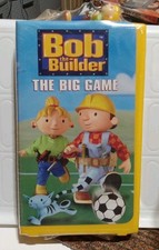 NEW SEALED Bob the Builder The Big Game (VHS, 2002) Promo With Wendy Minifigure 