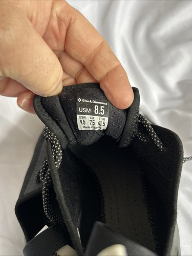 Black Diamond Momentum Lace Herren Kletterschuh, Größe US 8,5, EUR 41,5 schwarz - Bild 14 von 15