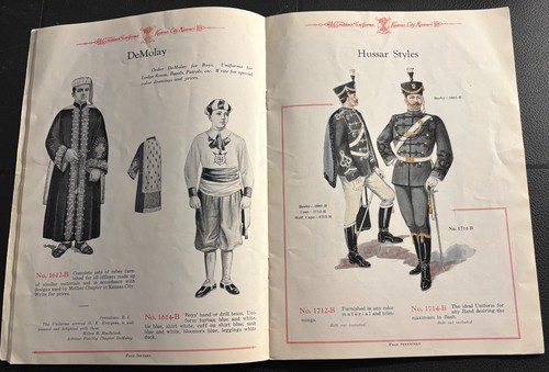 1930 CRADDOCK CO CATALOG UNIFORMS- BAND MILITARY JUDICIAL CAPS INSIGNIA BOARDS + - Picture 7 of 11