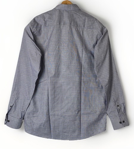 ETON modernes Button Down Stretch Oberhemd Herren XL 44-17 1/2 blau kariert - Bild 4 von 15