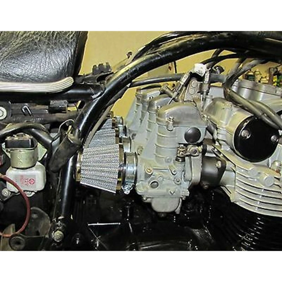 Filtro de aire POD de malla de alambre cónico de 32 mm con abrazadera corta para espacios estrechos 25-24915 Foto 4 de 4