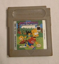 Bart Simpson's Escape From Camp Deadly Game Boy Tested GB