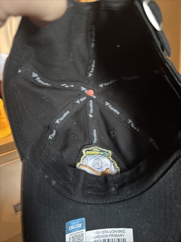 Oregon Ducks Mütze Cap bestickt Fanatics Strapback schwarz Cap - Bild 5 von 6