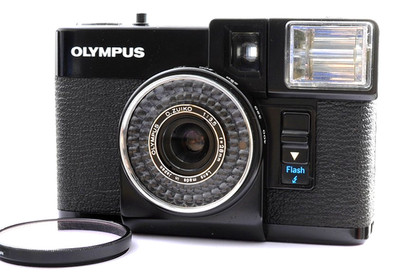 [All Works, N MINT] Olympus PEN EF Black Half Frame 35mm Film Camera From JAPAN