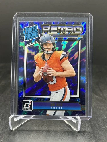 2024 Panini Donruss Football Bo Nix RC Rated Rookie Retro #19 (A)