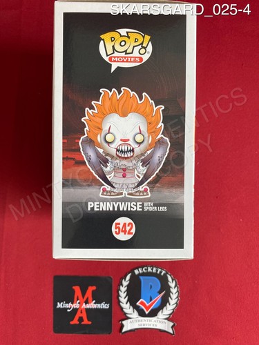 Bill Skarsgard Autogramm Pennywise mit Spinnenbeinen Funko Pop #542 IT Beckett - Bild 4 von 6
