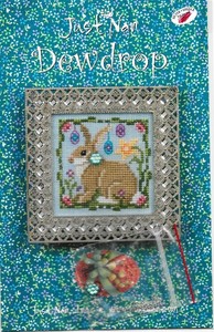 Just-Nan-DEWDROP-Chart-Instructions-w-Embellishments-Easter-Bunny-Rabbit-JN199