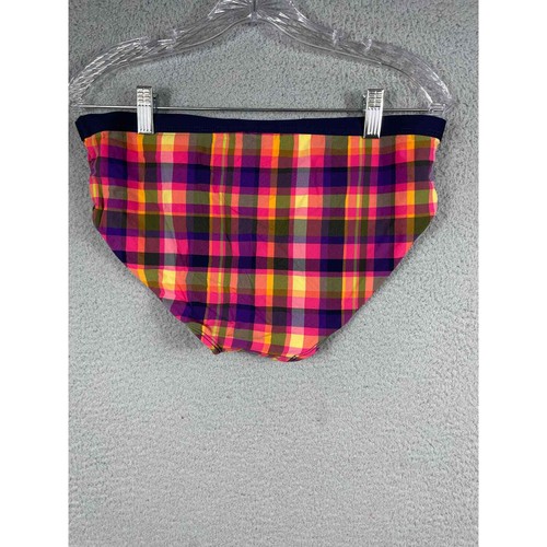 Isaac Mizrahi For Target Women's Swim Bottoms Plaid Size M NWT - Picture 2 of 8