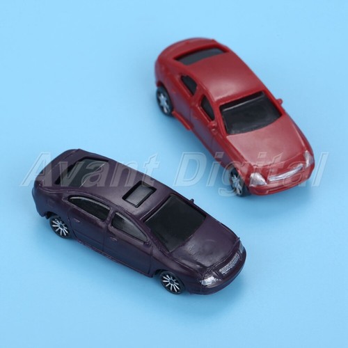 10pcs Street Scene Layout Diorama 1:100 Scale Model Car Plastic Random Color - Picture 8 of 12