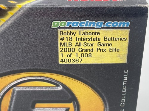 2000 Bobby Labonte Interstate Batteries MLB All-star Game Elite NASCAR Diecast - Picture 8 of 8