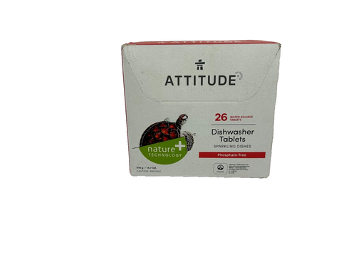 ATTITUDE Dishwasher Tablets 26ct Brand New