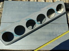 Six Hole Stainless Steel Flatware Holder with 6 CYLINDER Commercial Silverware