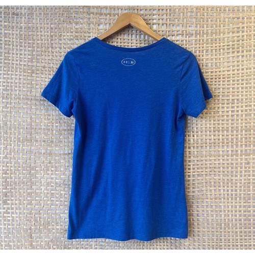 Under Armour Size Small B Boston Blue Red Sox Baseball V-Neck T-Shirt - Imagen 2 de 4