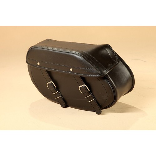 2x Exklusive Leder Motorrad Satteltaschen Seitentasche Gepäcktaschen S07A 50 cm - Bild 2 von 3