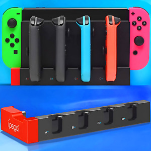 Gamedealer 4-in-1 Ladestation für Nintendo Switch Joy-Con Ladedock - Schwarz