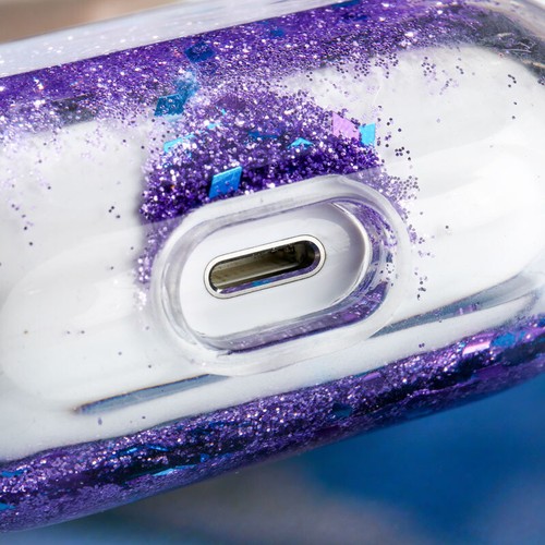 Süße Glitzer Treibsand Hülle für Apple AirPods Pro 3 1/2 Airpod Bling Hard Cover - Bild 11 von 23