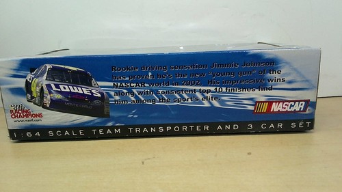 2002 Racing Champions Jimmy Johnson #48 Lowes Transporter and Stock Car 1/64 - Picture 5 of 17