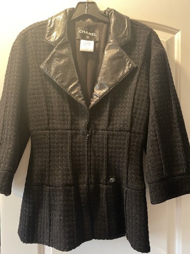 chanel tweed Blazer 38
