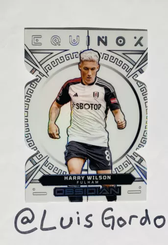 Harry Wilson 2023-24 Panini Obsidian Fulham Equinox Contra SSP /9 Case Hit