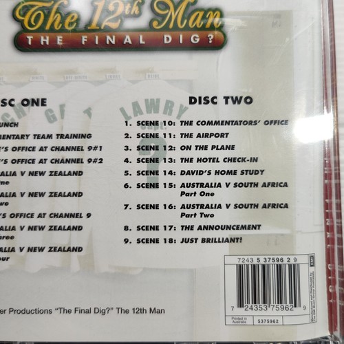 Final Dig? by The 12th Man (2 CD Set 2001) Fast Post Comedy Cricket Sport As New - Picture 8 of 9