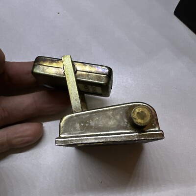 Vintage Metal Perpetual Desk Calendar Made In Japan ￼Works