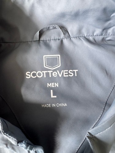 SCOTTeVEST Featherweight Travel Utility TEC 16 Pocket Vest Men's Large NWT $169 - Picture 5 of 11